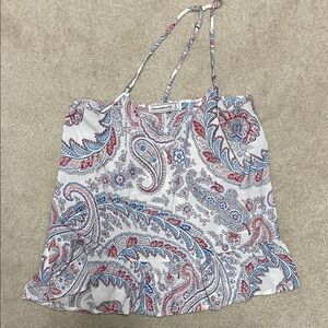 Abercrombie & Fitch Paisley Camisole in Blue and Red